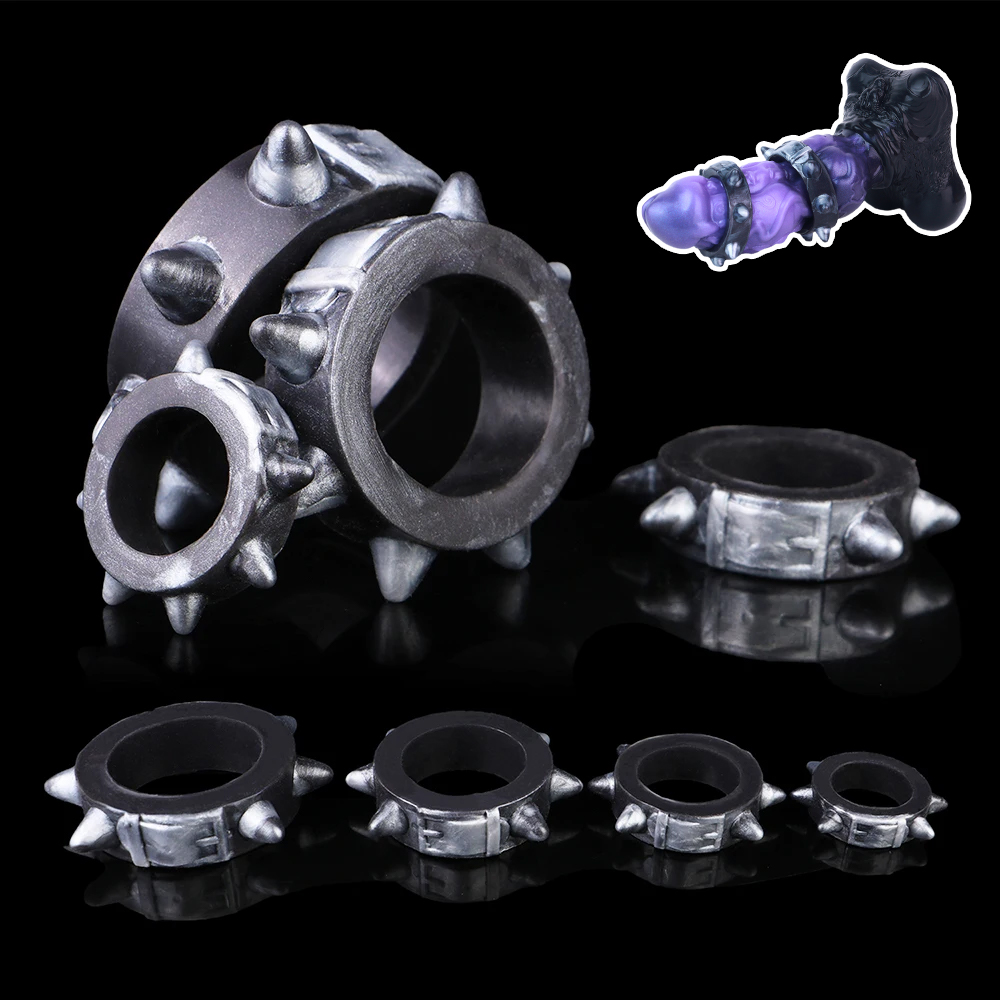 Jewelry Making Rivets - YOCY Male Penis Rings Set Rivet-shaped