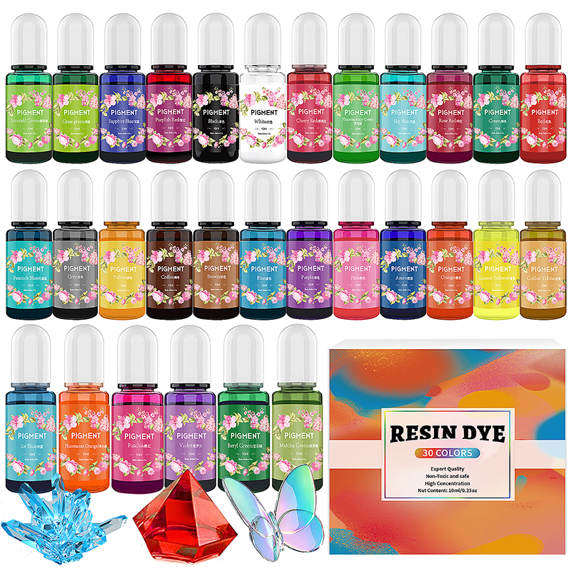 Jewelry Making Tutorial - Epoxy Resin Pigment Kits Candle Dye