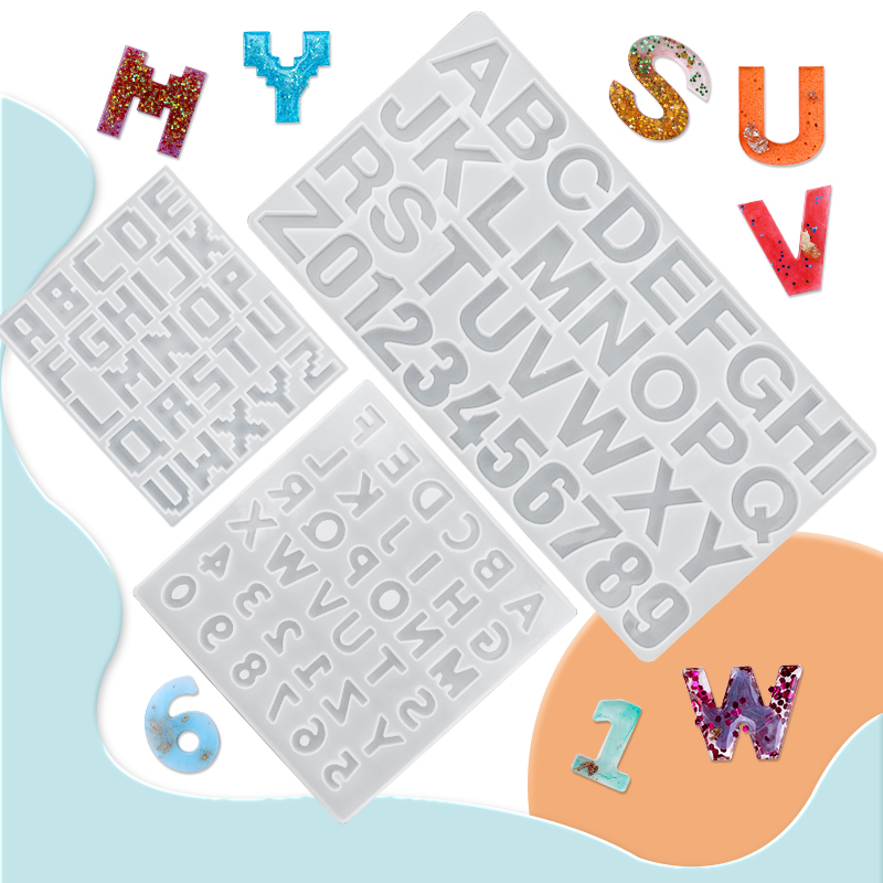 Jewelry Making Drill - Alphabet Epoxy Resin Mold Kit Ornament