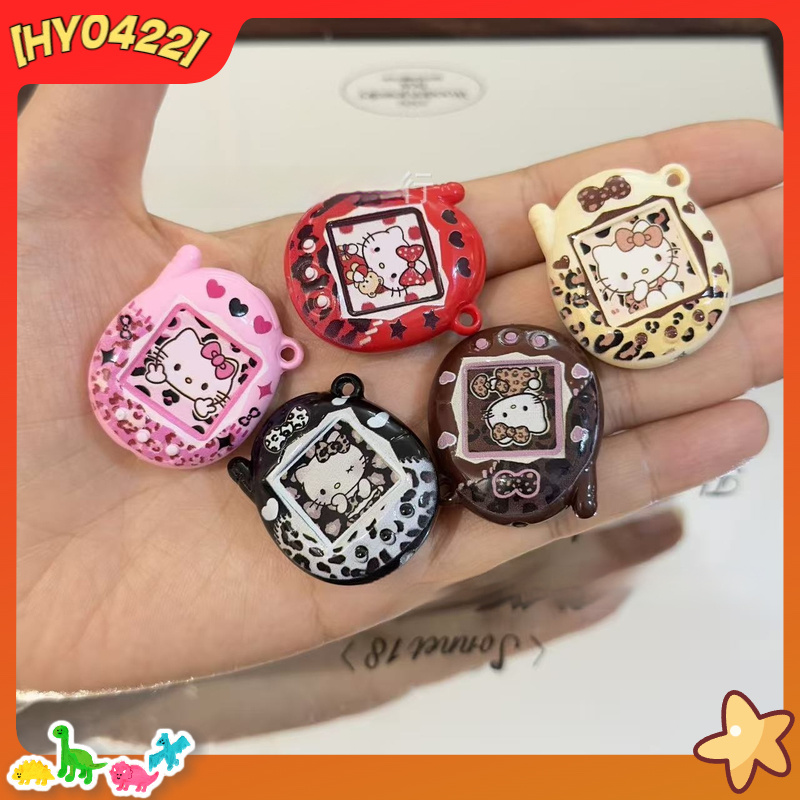 Jewelry Making Factory - Acrylic Cute Kt Cat Leopard Print