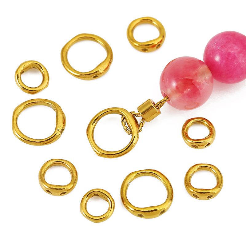 Jewelry Making With Beads - 30pcs 5/6/8mm Stainless Steel Beading Supplies