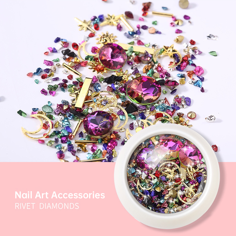Jewelry Making Rivets - Resin Stones Jewelry Metal Rivet Diamond