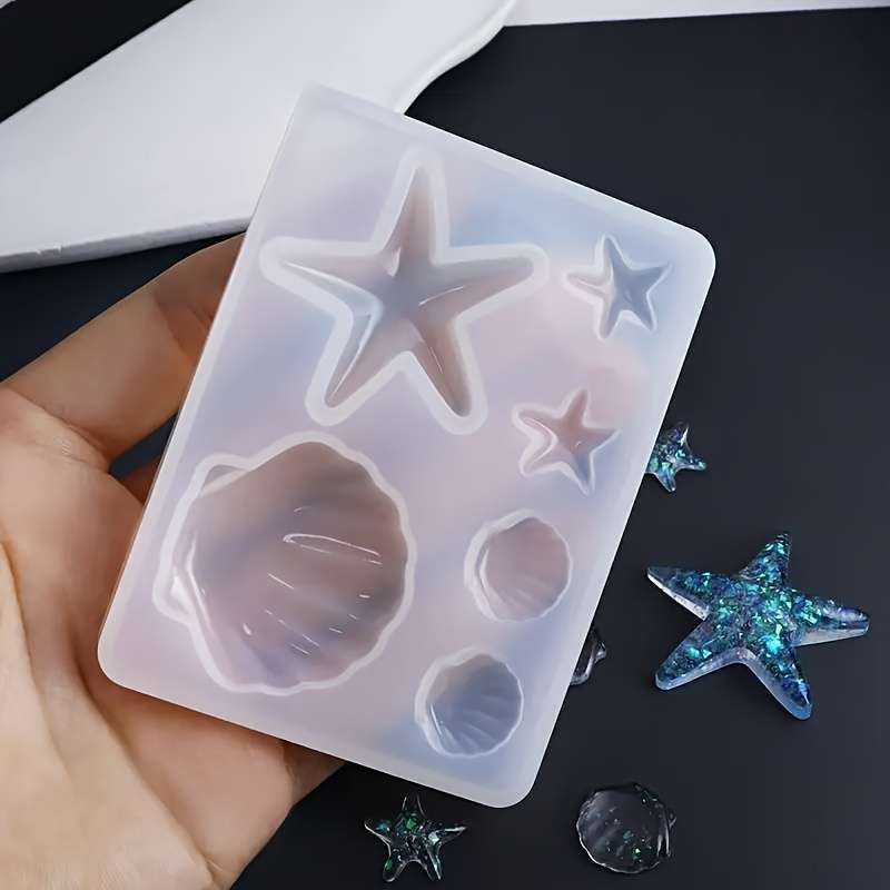 Resin Mold Jewelry - DIY Ocean Theme Crystal Epoxy Resin