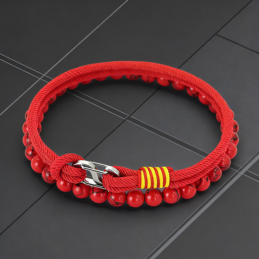 Jewelry Making Business - Business 2Pcs Luck Red Bracelet Set