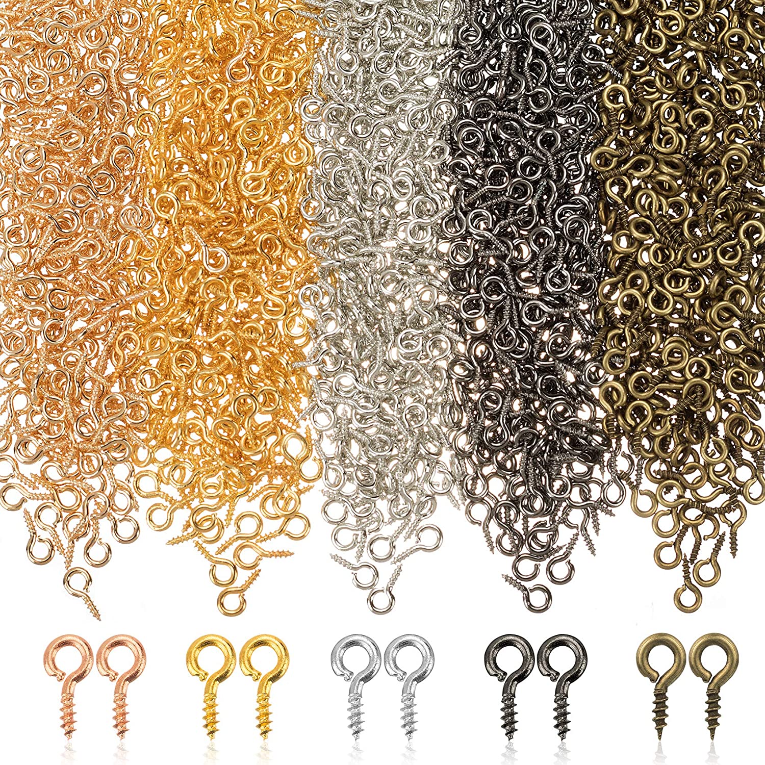 Jewelry Making Rivets - 100-600pcs/lot Small Tiny Mini Eye Pins
