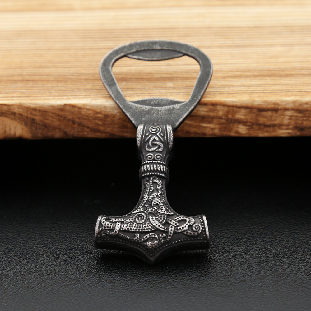 Jewelry Making Hammer - Nordic Vikings Black Thor Hammer Mjolnir