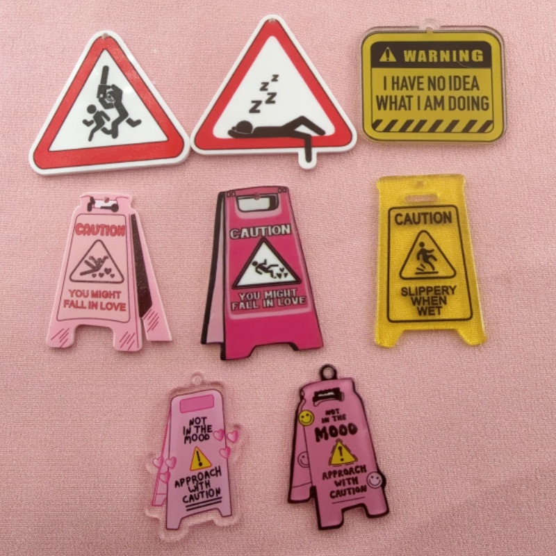Jewelry Making Notes - 10pcs acrylic printing, please note the
