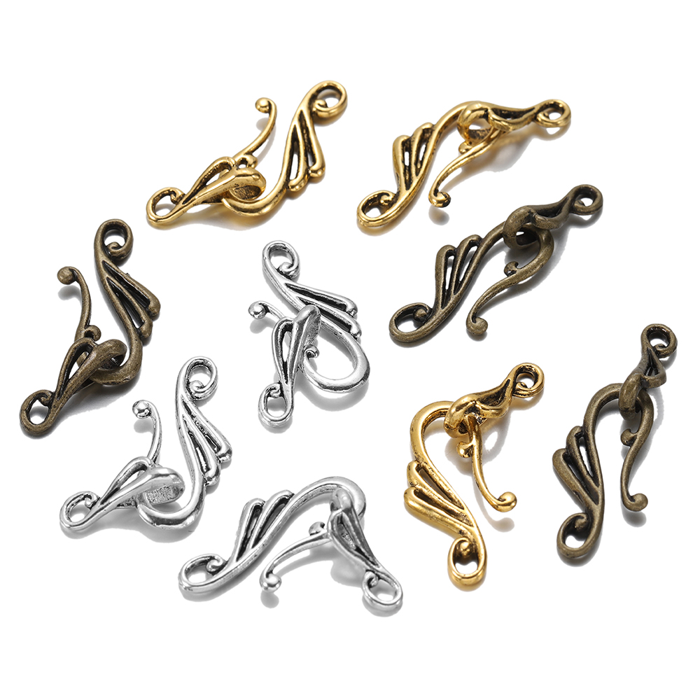 Jewelry Making Notes - 10/20sets/lots Antique Bronze Silver Color Musical