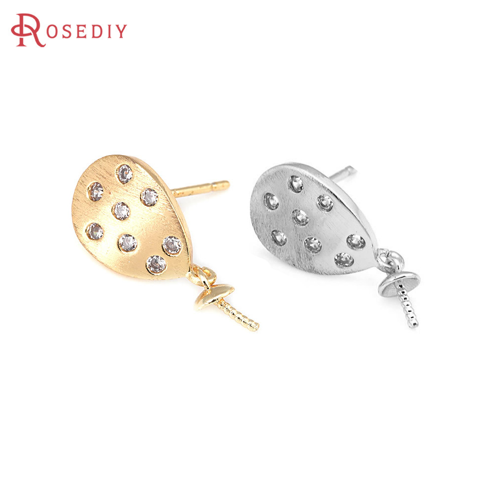 Jewelry Making With Beads - 4PCS 18K Gold Color Brass and