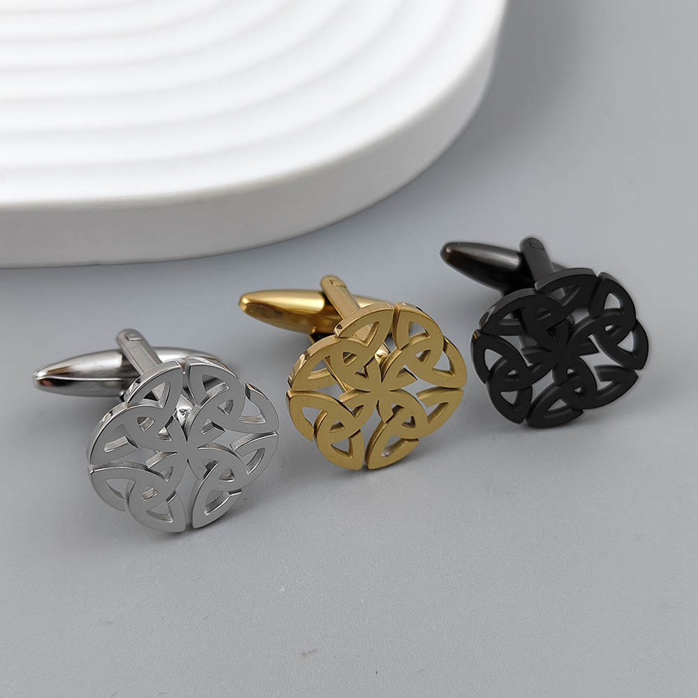 Jewelry Making Business - New French shirt cufflinks Celtic knot