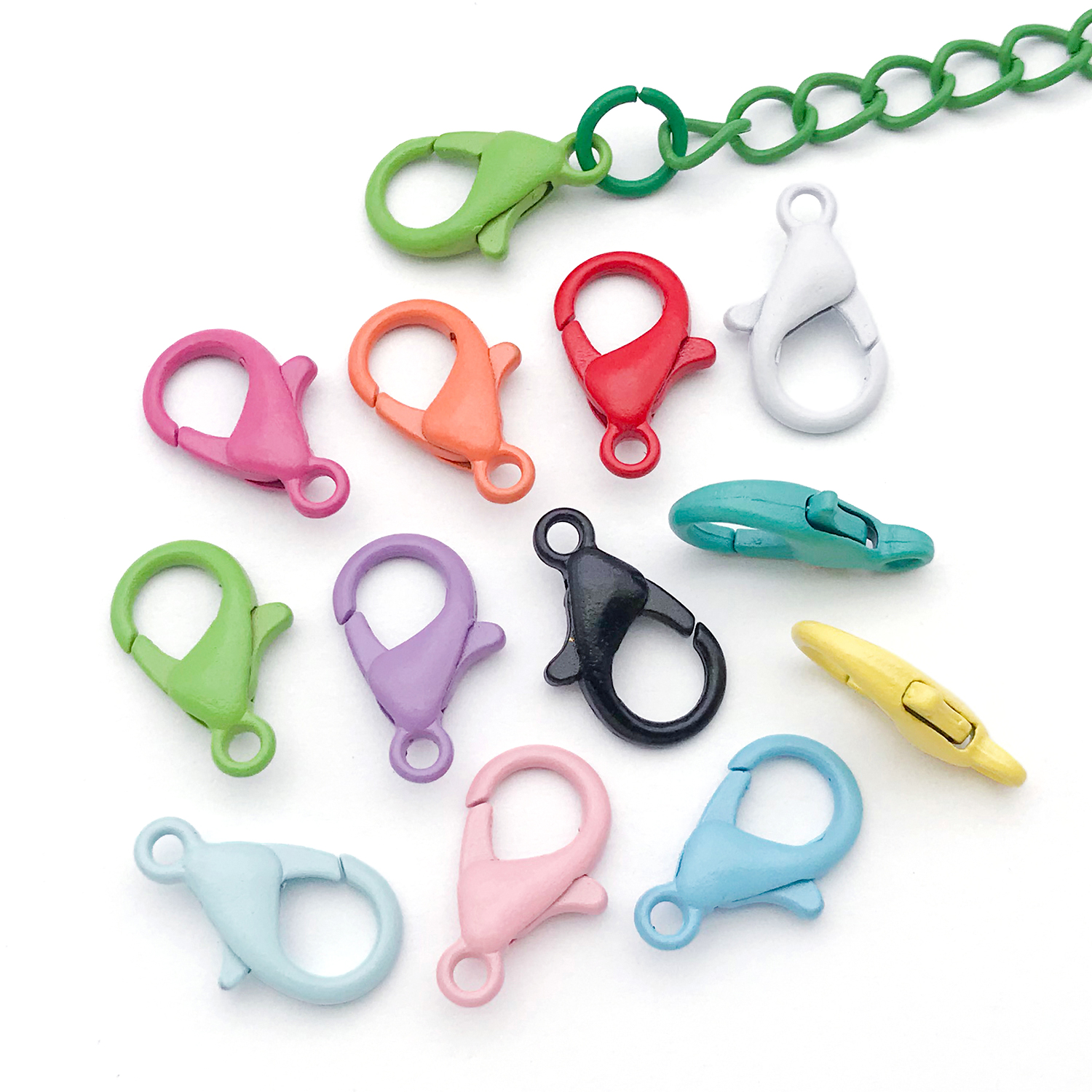 Jewelry Making Earrings - 50pcs 8*14mm Zinc Alloy Lobster Clasp