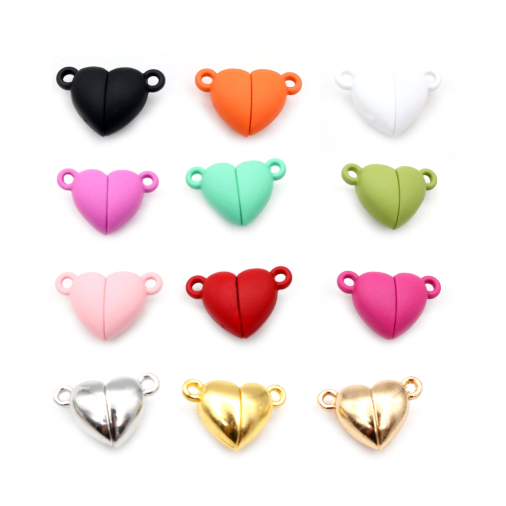 Jewelry Making For Couples - 5 Sets Love Heart Shaped Magnetic