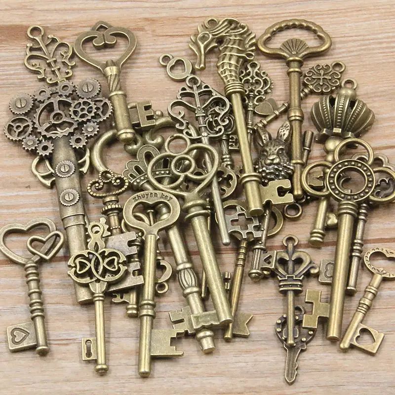 Jewelry Making Business - 50g/pack Key Charms Bracelets Necklace Craft