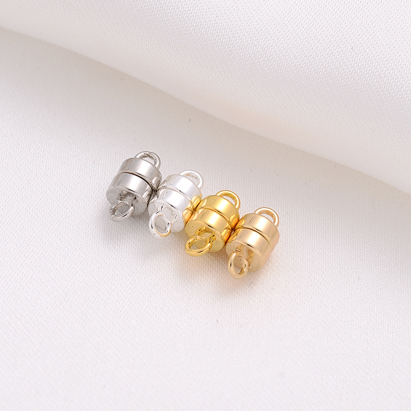 Jewelry Making For Couples - 5Sets Round Magnetic Connected Clasps Metal