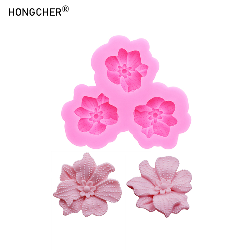 Resin Mold Jewelry - Polka Dot Floral Rose Silicone Molds