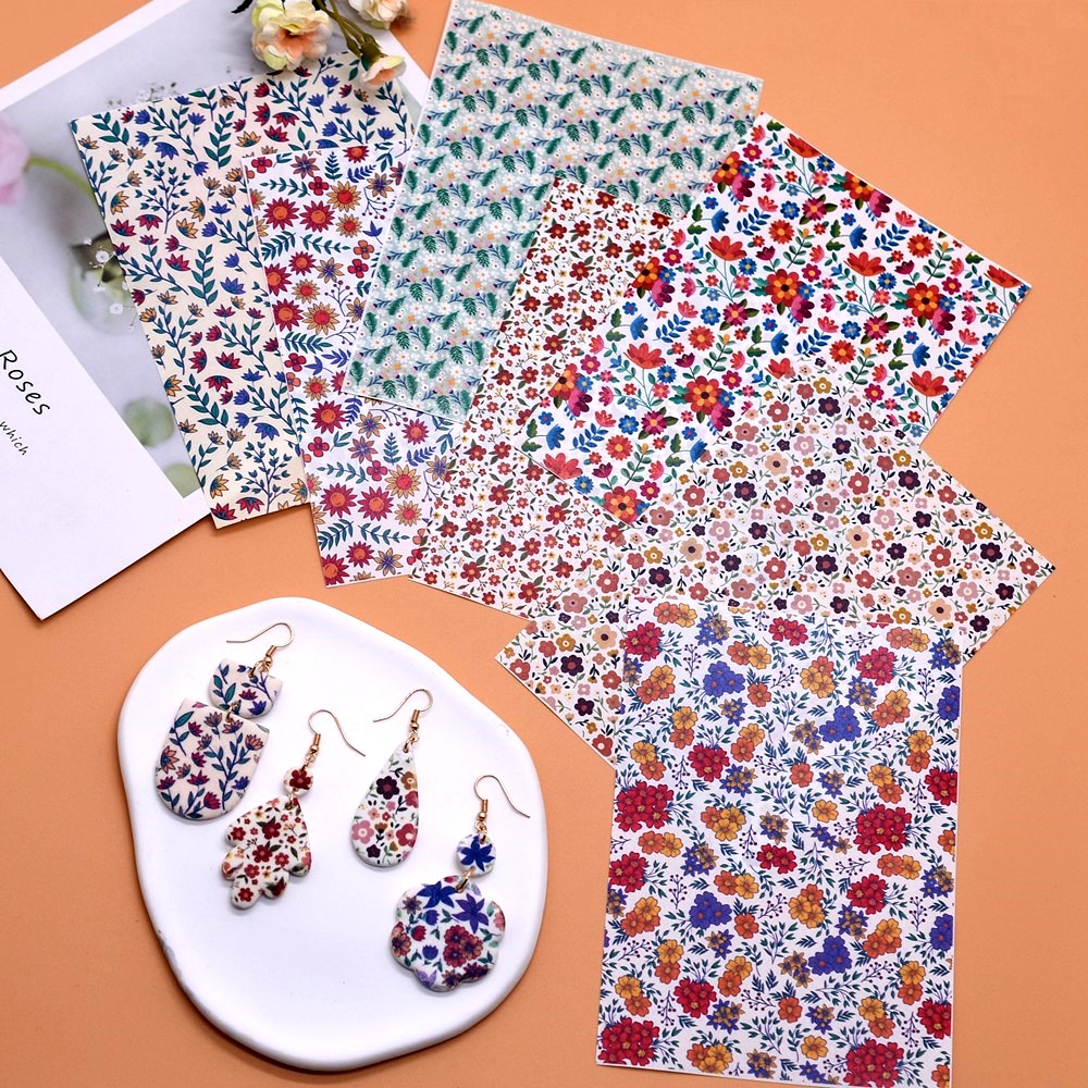 Jewelry Making Tutorial - SNASAN DIY Sumptuous Flower Watercolor Transfer