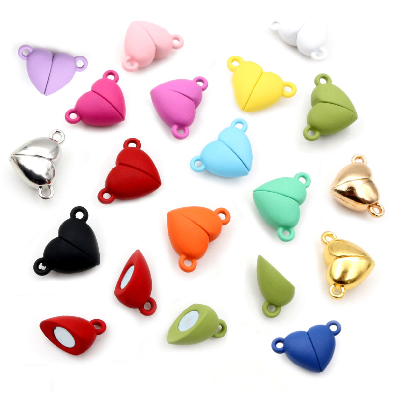 Jewelry Making For Couples - 5 Sets Love Heart Round Shaped