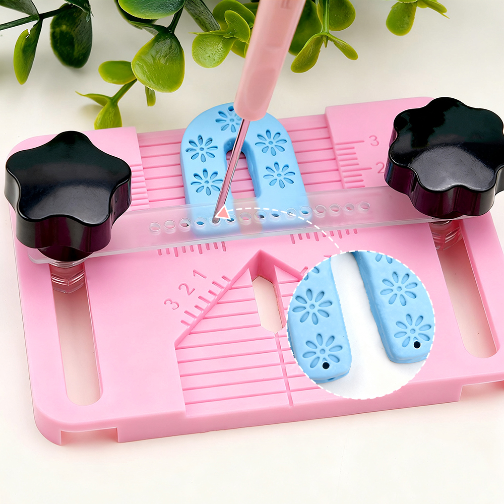 Jewelry Making Drill - Polymer Clay Earring Drill Guide Tool