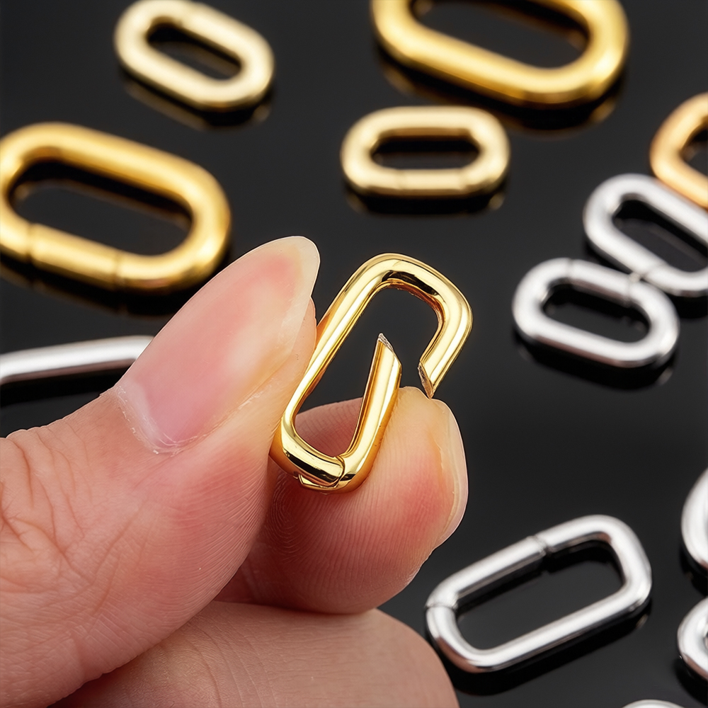 Jewelry Making With Beads - 2pcs 18K Gold Plated Filled Oval