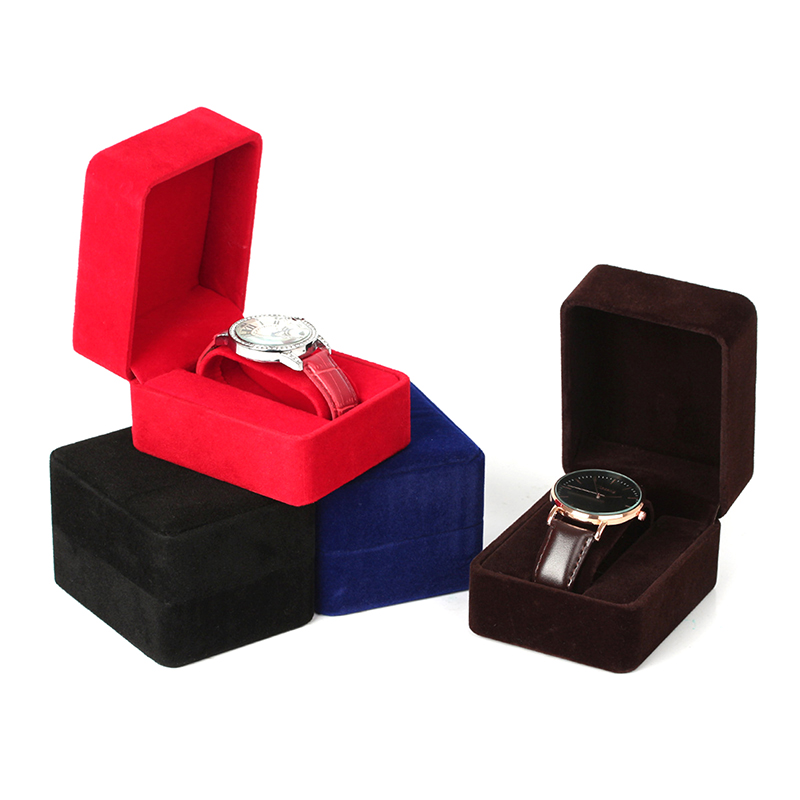 Watch Box Fashion Velvet Round - Jewelry Making Business reseña y precio