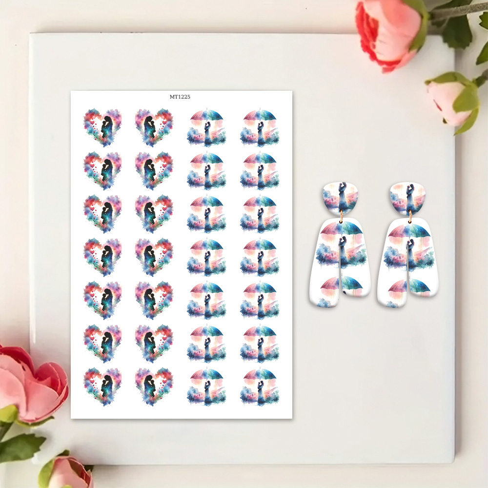 20pcs/set Heart Mother's Day P - Jewelry Making Earrings reseña y precio