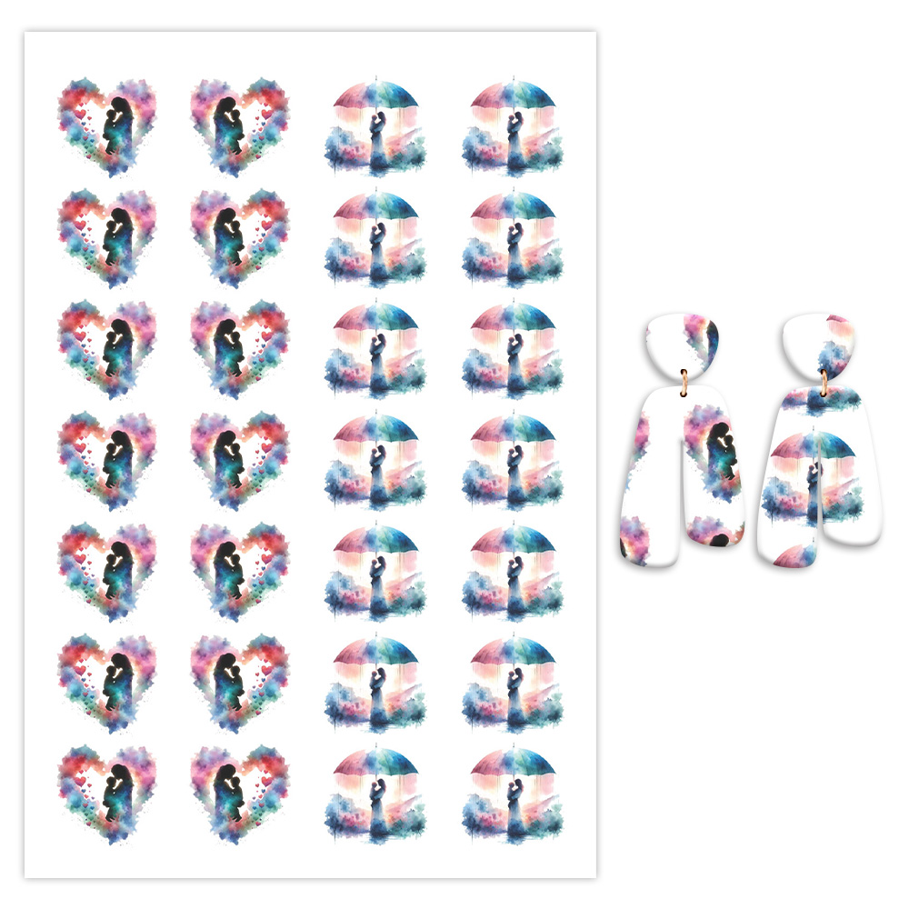 20pcs/set Heart Mother's Day P - Jewelry Making Earrings reseña y precio