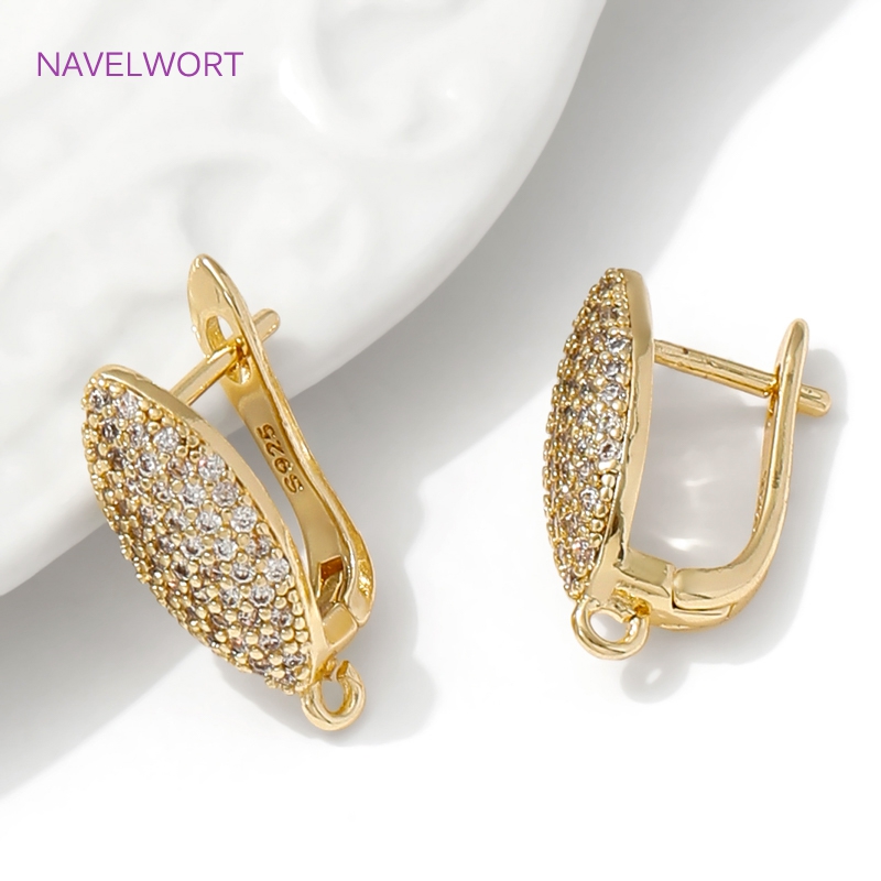 18K Gold Plated Brass Earwires - Jewelry Making Earring Supplies reseña y precio