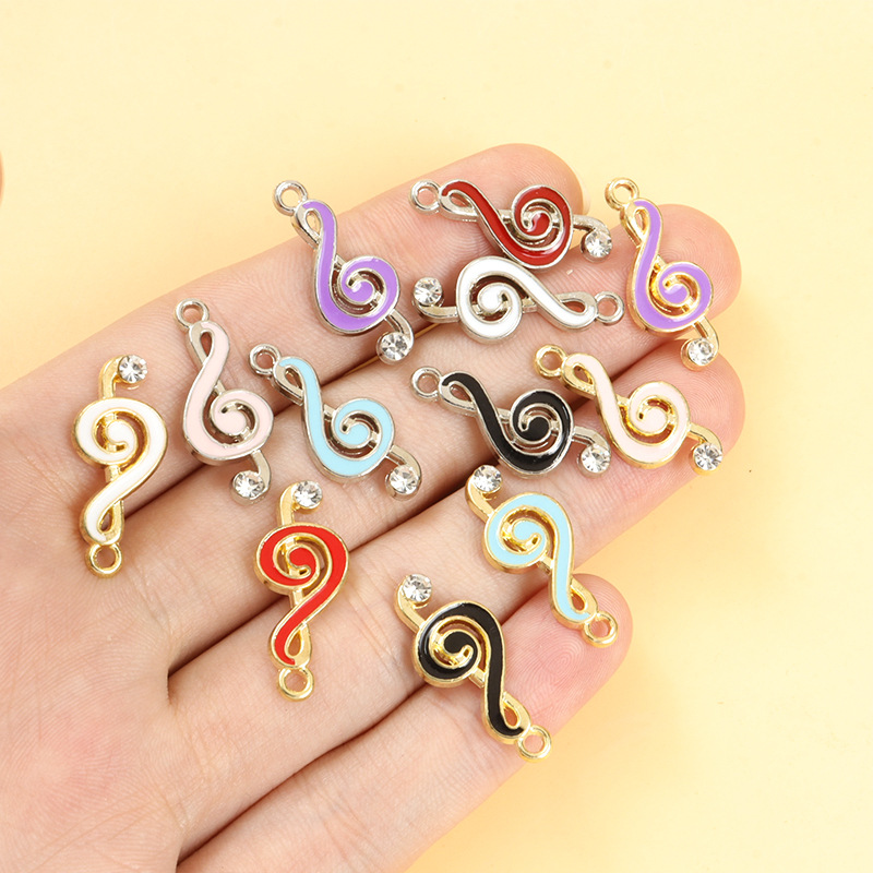 100PC/lot music note Pendant C - Jewelry Making Notes reseña y precio