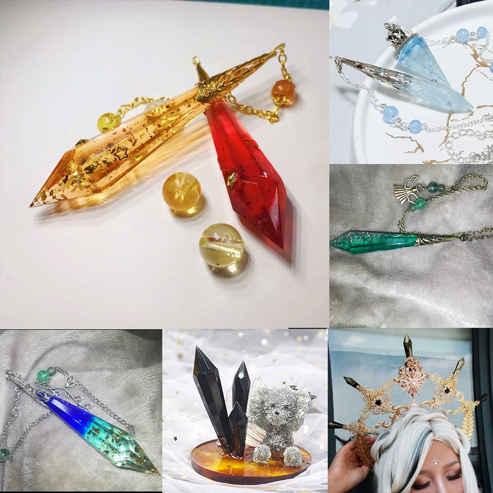1pcs DIY Crystal Pendulum Epox - Jewelry Making Tutorial reseña y precio