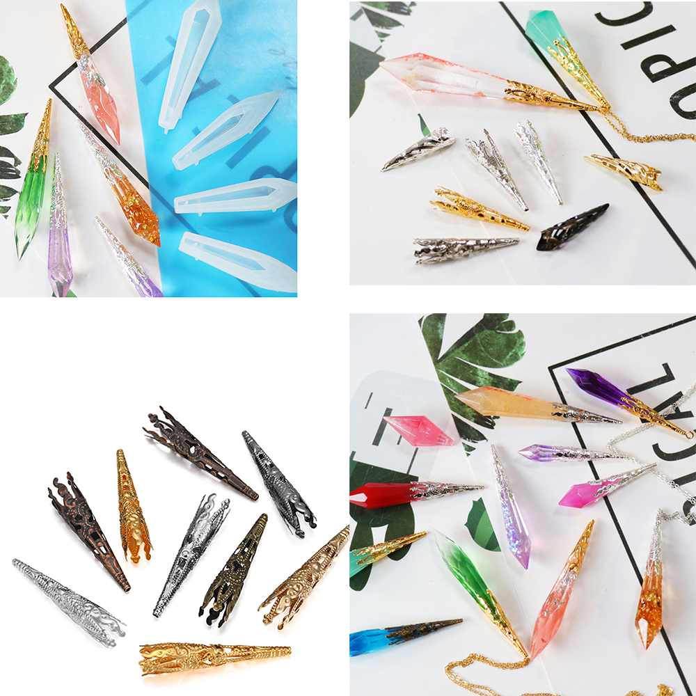 1pcs DIY Crystal Pendulum Epox - Jewelry Making Tutorial reseña y precio
