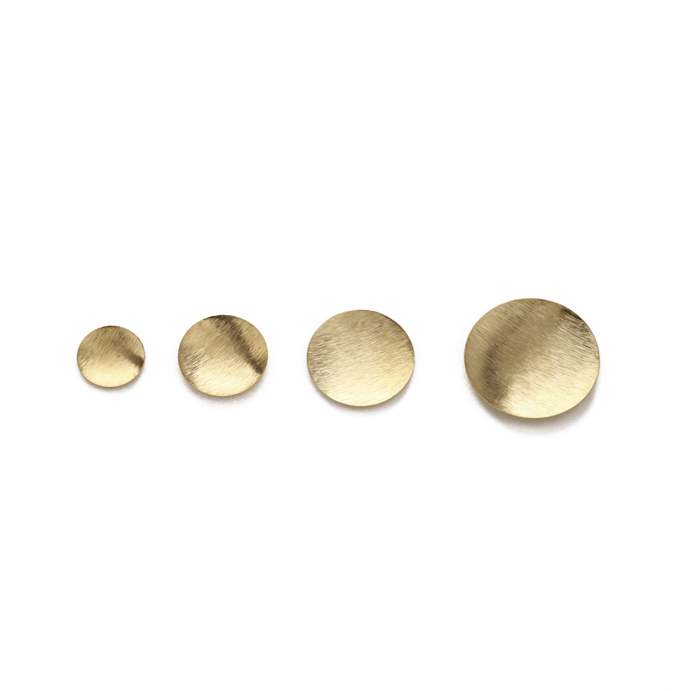 Raw Brass Brushed Round Convex - Jewelry Making Hammer reseña y precio
