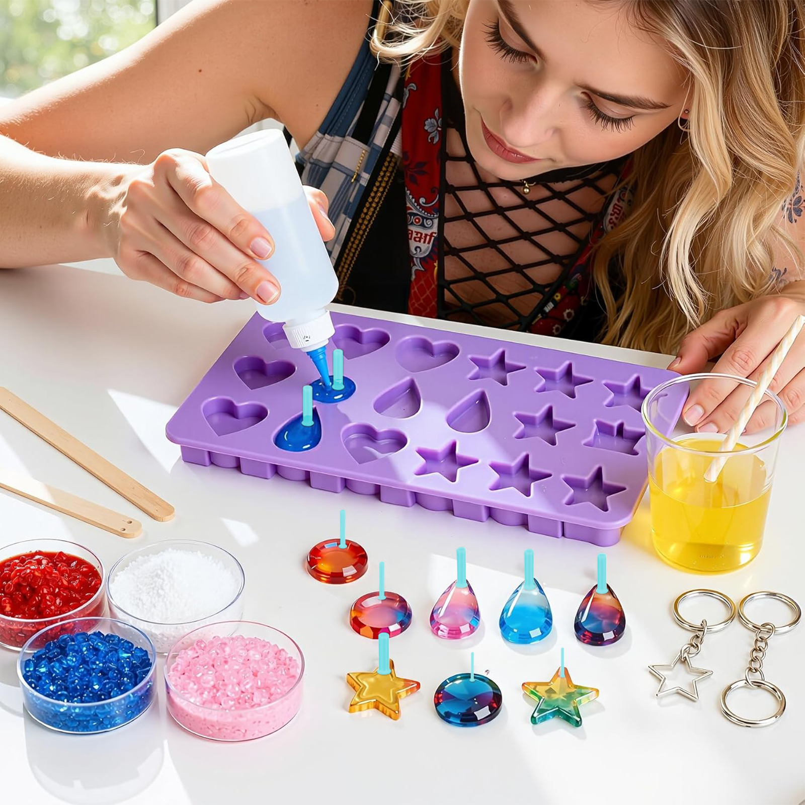 35pcs Resin Hole Maker Set 2-8 - Jewelry Making Drill reseña y precio