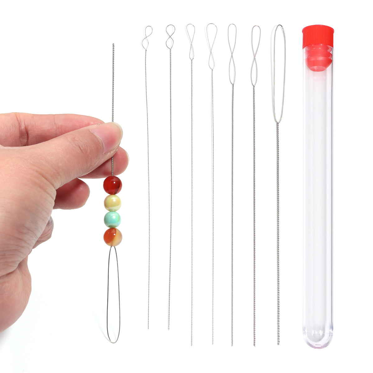 5/7Pc Stainless Steel Bead Nee - Jewelry Making Tutorial reseña y precio