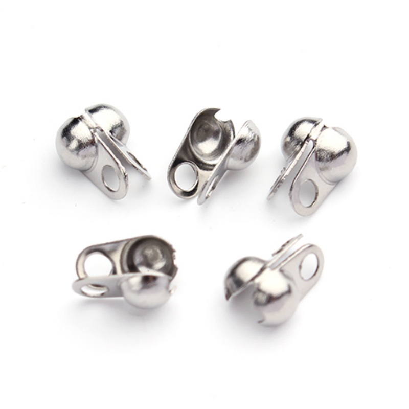 50pcs Stainless Steel Ball Cha - Jewelry Making With Beads reseña y precio