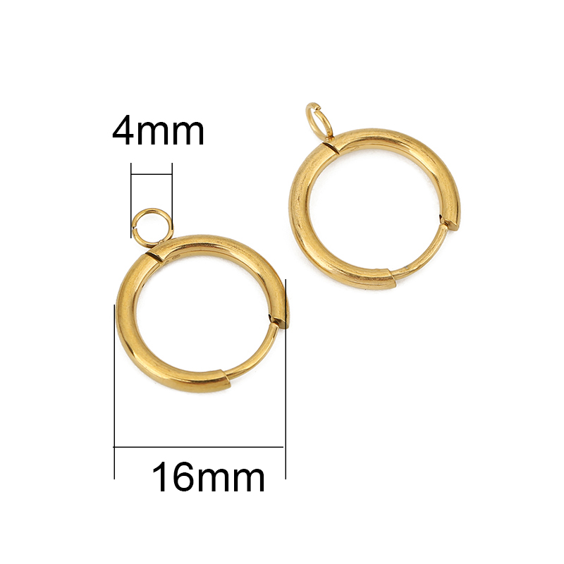 10pcs PVD Never Fade Earrings  - Jewelry Making Earrings reseña y precio