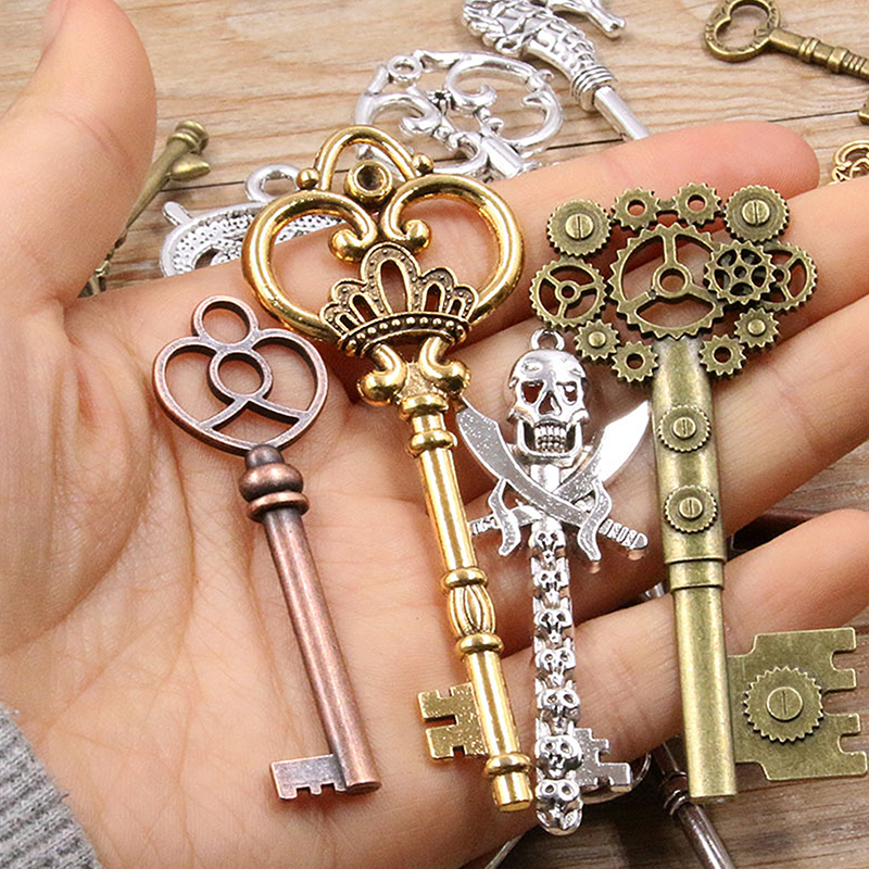 50g/pack Key Charms Bracelets  - Jewelry Making Business reseña y precio