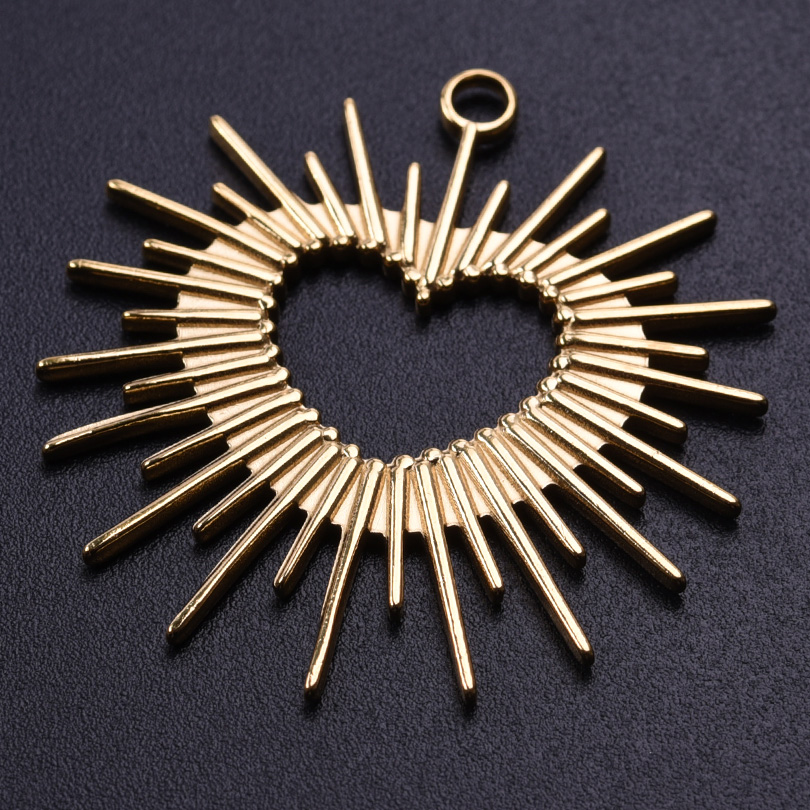 5pcs Golden Stainless Steel Co - Jewelry Making For Couples reseña y precio
