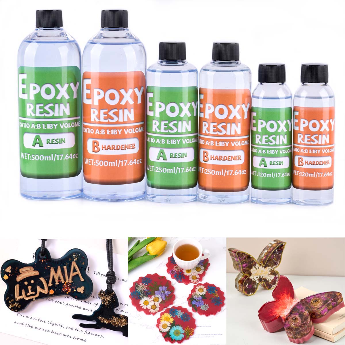 1:1 Ratio Epoxy Resin Kit Anti - Resin Mold Jewelry reseña y precio