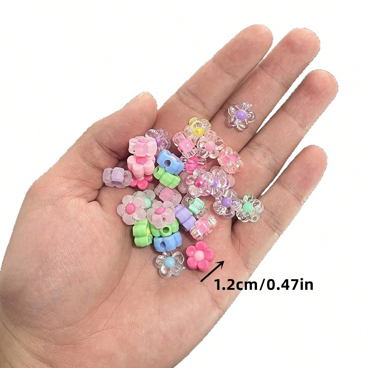 12mm 95pcs 5 colors Random col - Jewelry Making For Couples reseña y precio