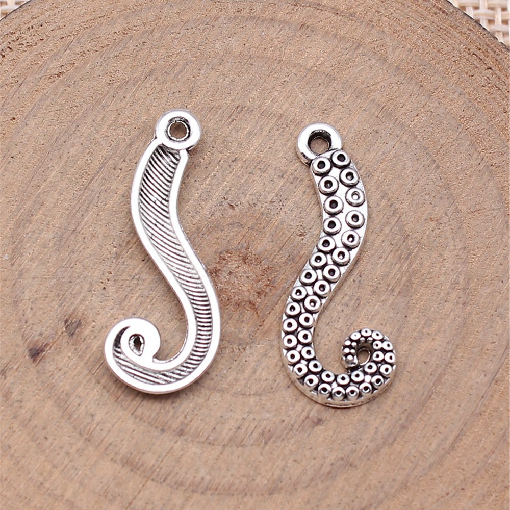 20pcs/lot Octopus Leg Charms F - Jewelry Making For Couples reseña y precio