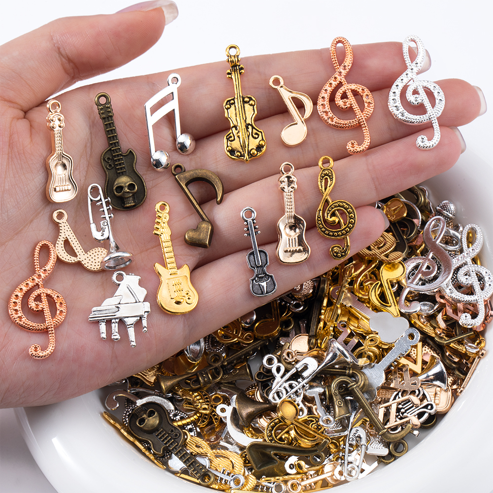 50g Alloy Retro Musical Note S - Jewelry Making Notes reseña y precio