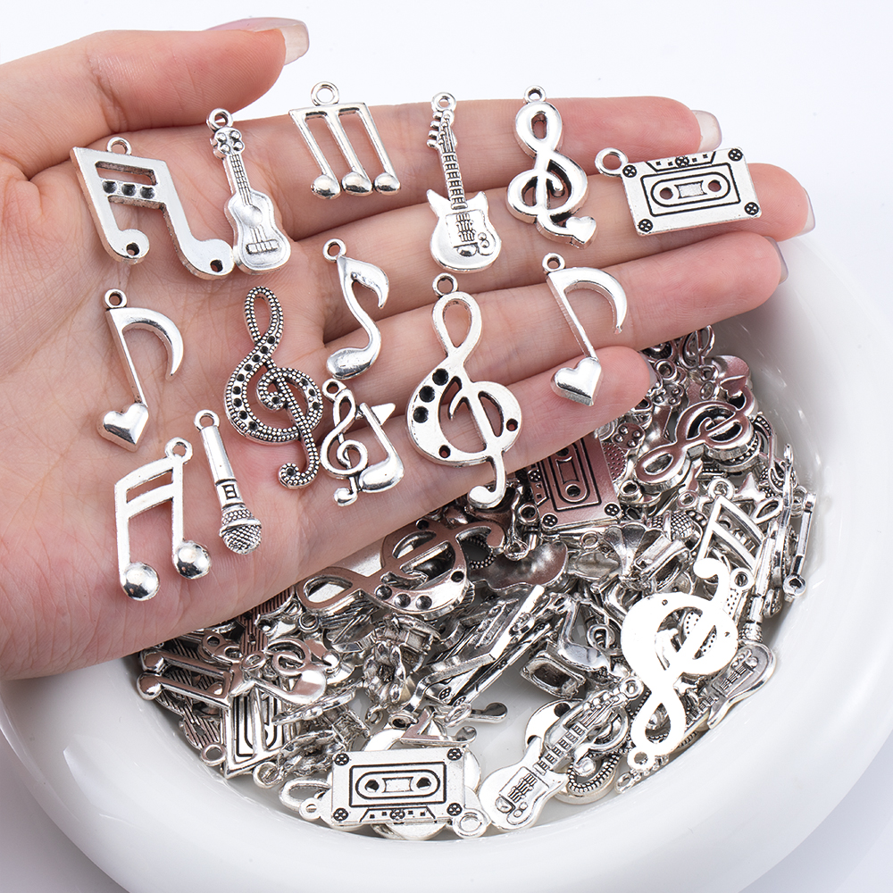 50g Alloy Retro Musical Note S - Jewelry Making Notes reseña y precio