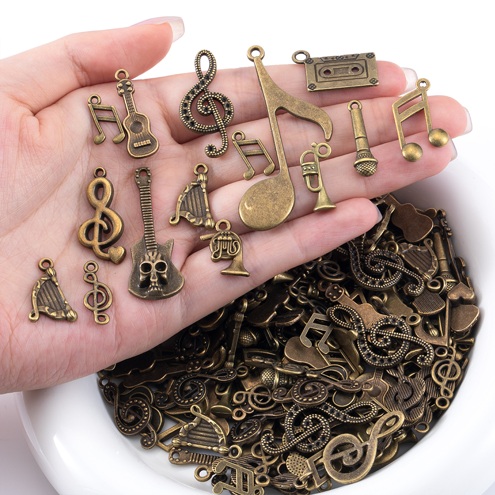 50g Alloy Retro Musical Note S - Jewelry Making Notes reseña y precio