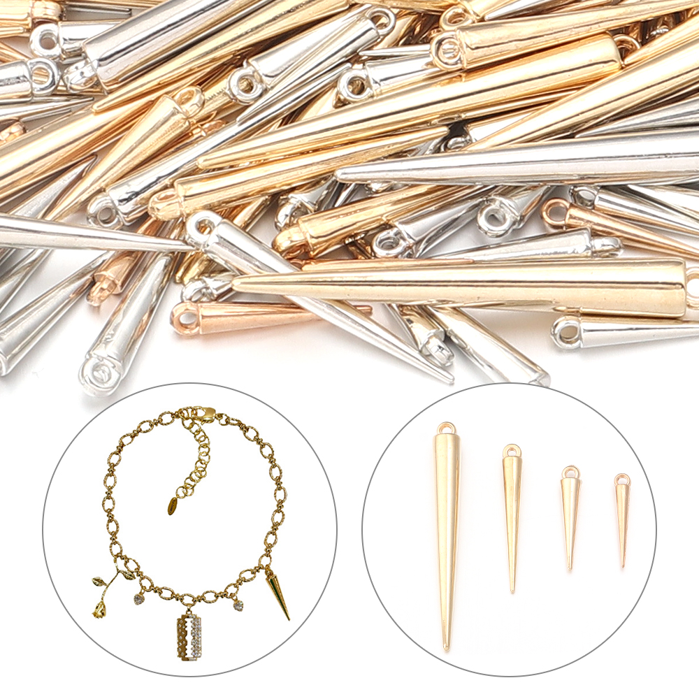 50-200pcs/lot Cone Shape CCB C - Jewelry Making Rivets reseña y precio