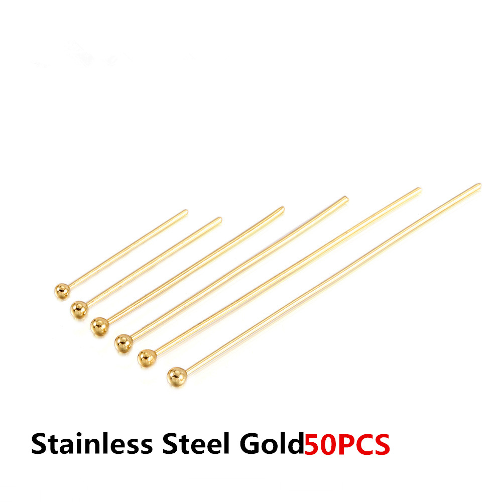 50-100pcs Stainless Steel Head - Jewelry Making Rivets reseña y precio