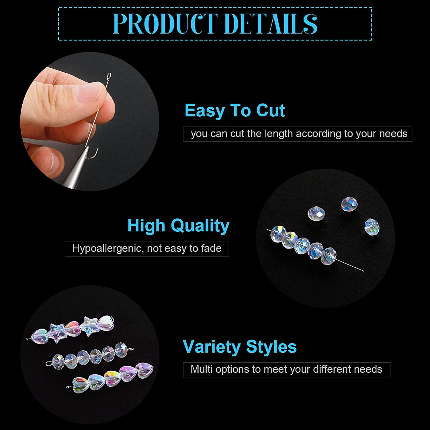 50-100pcs Stainless Steel Head - Jewelry Making Rivets reseña y precio