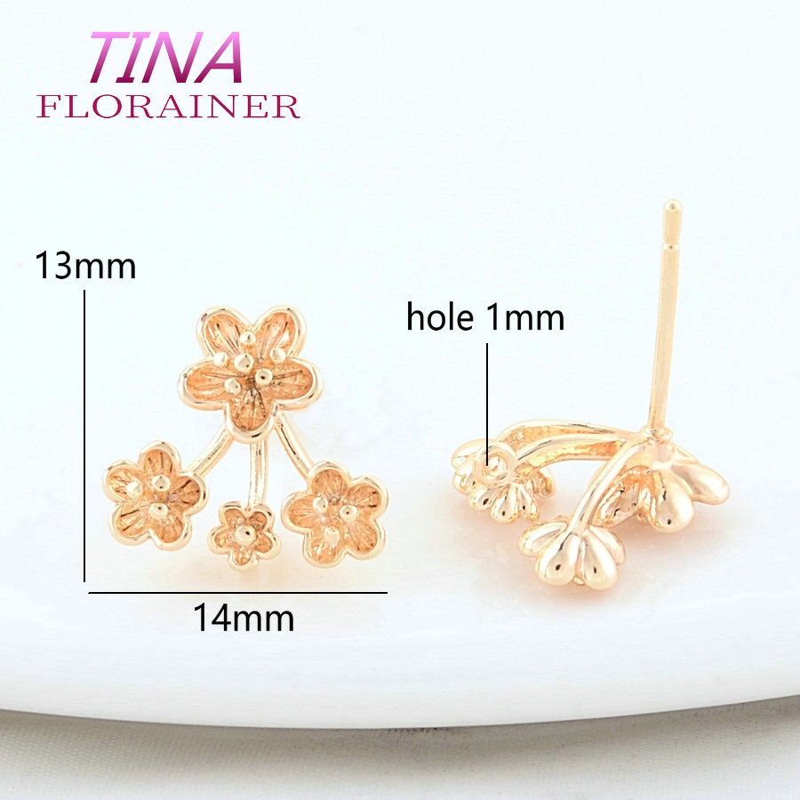 13*14MM 18K Gold Color Plated  - Jewelry Making Earrings reseña y precio