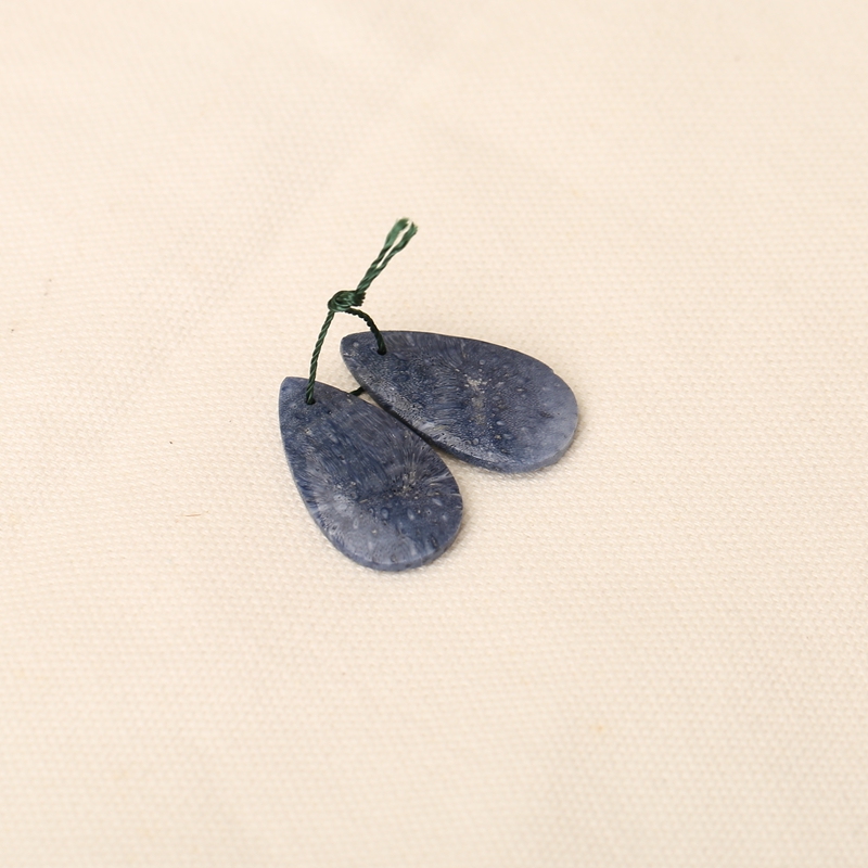 Natural Blue Coral Earring Bea - Jewelry Making Drill reseña y precio