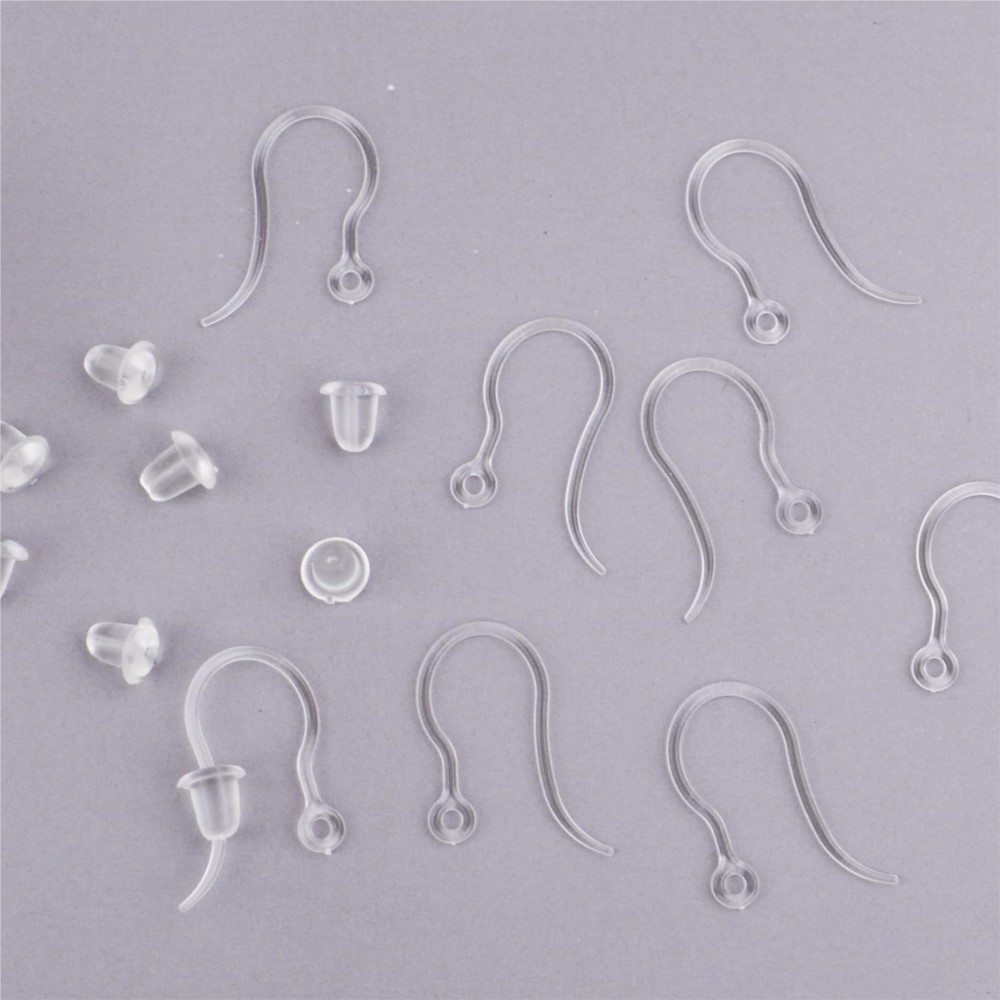 20pcs Plastic Earring Hooks Ea - Jewelry Making Earrings reseña y precio