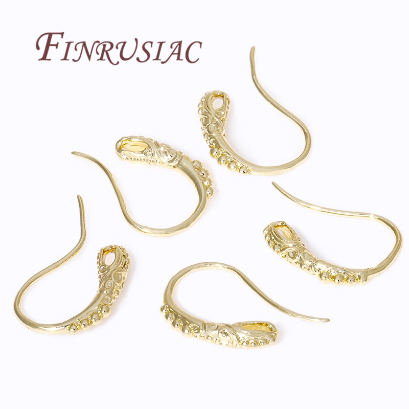 18K Gold Plated Earring Earwir - Jewelry Making Earring Supplies reseña y precio